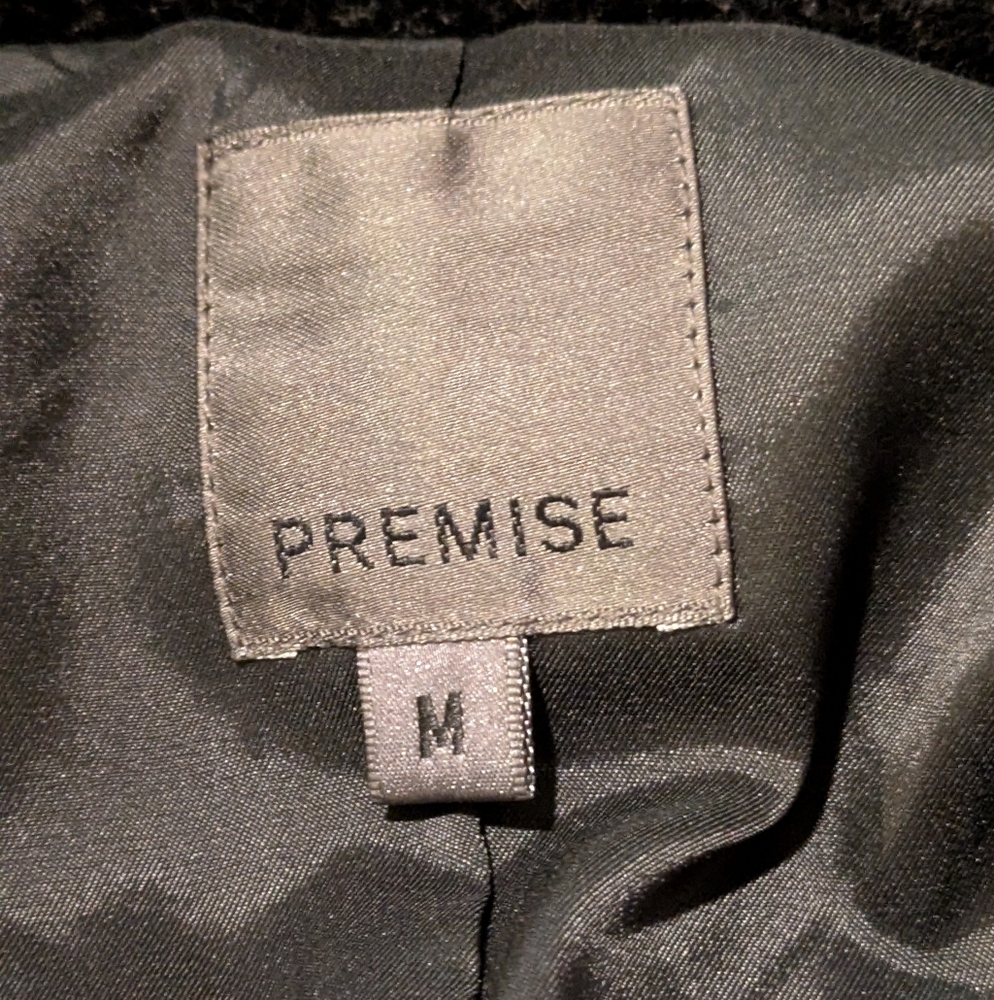 Soft Black Wool Blazer Medium - image 6